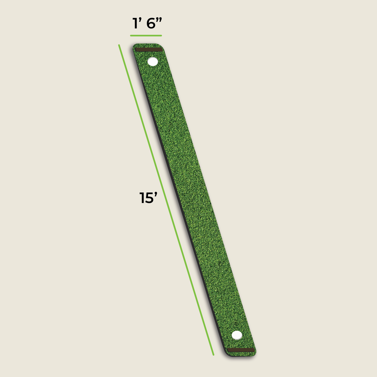 SolelyGolf Putting Mats - Championship Series (15’L)