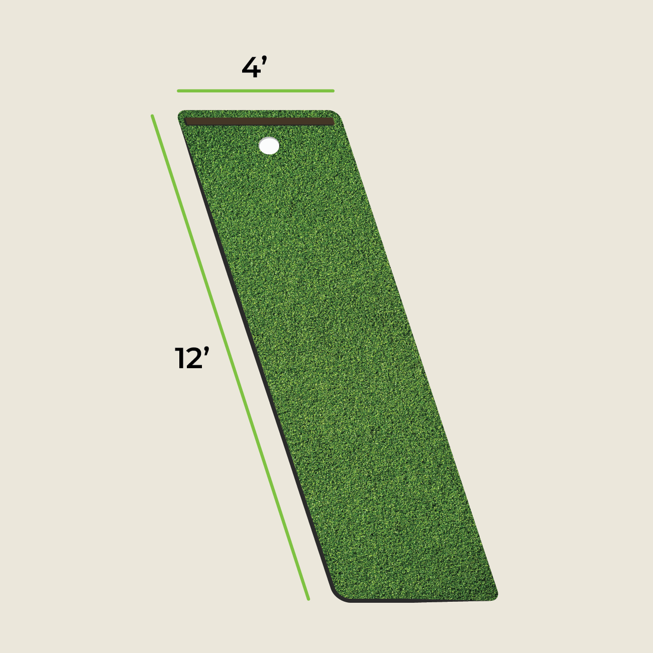 SolelyGolf Putting Mats - Executive Series (12’L)