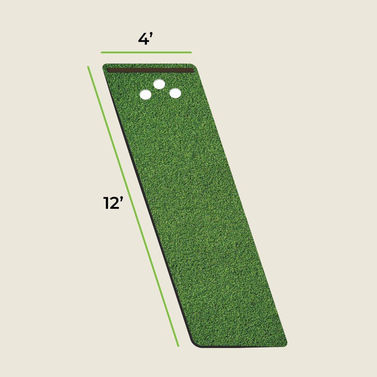 SolelyGolf Putting Mats - Executive Series (12’L)
