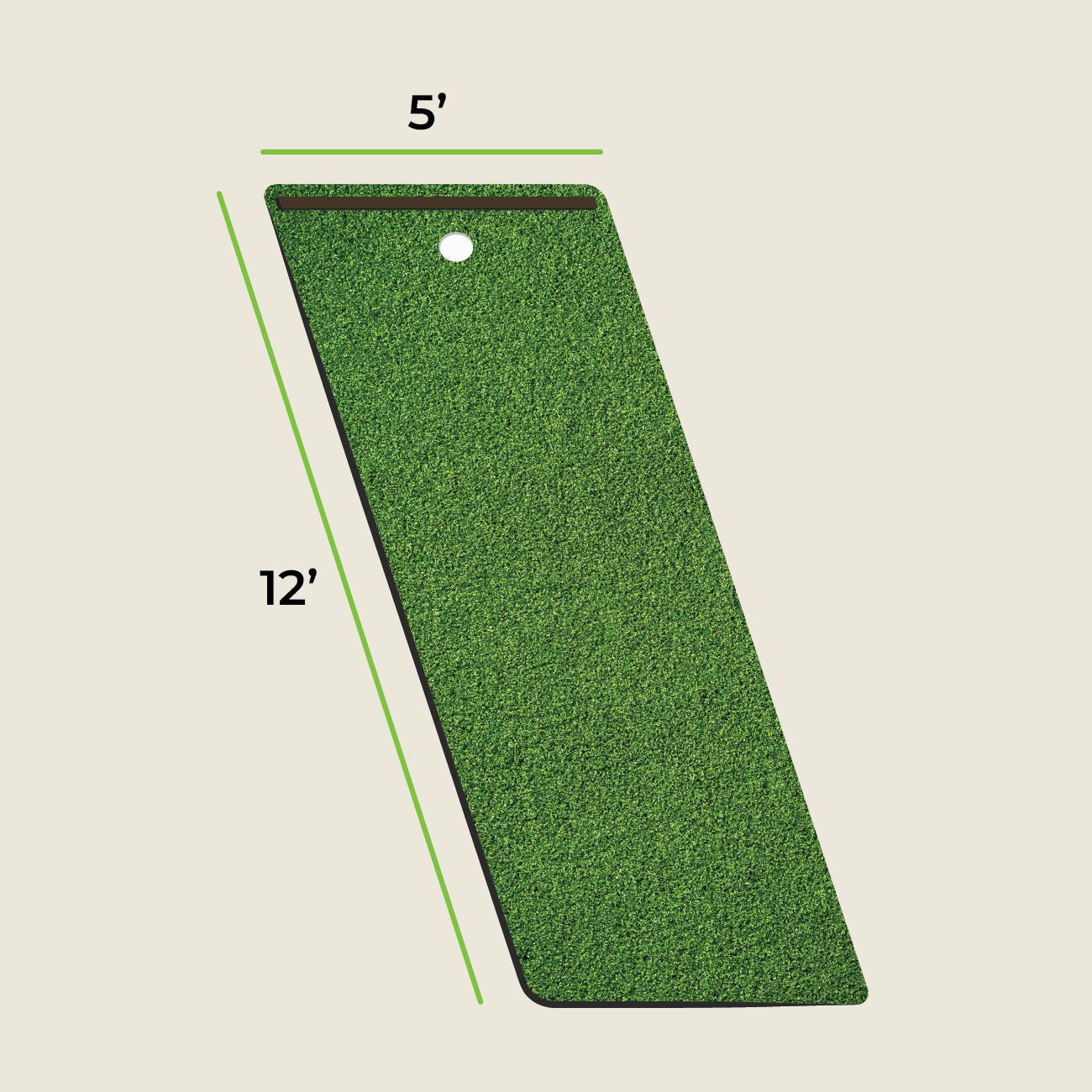 SolelyGolf Putting Mats - Executive Series (12’L)