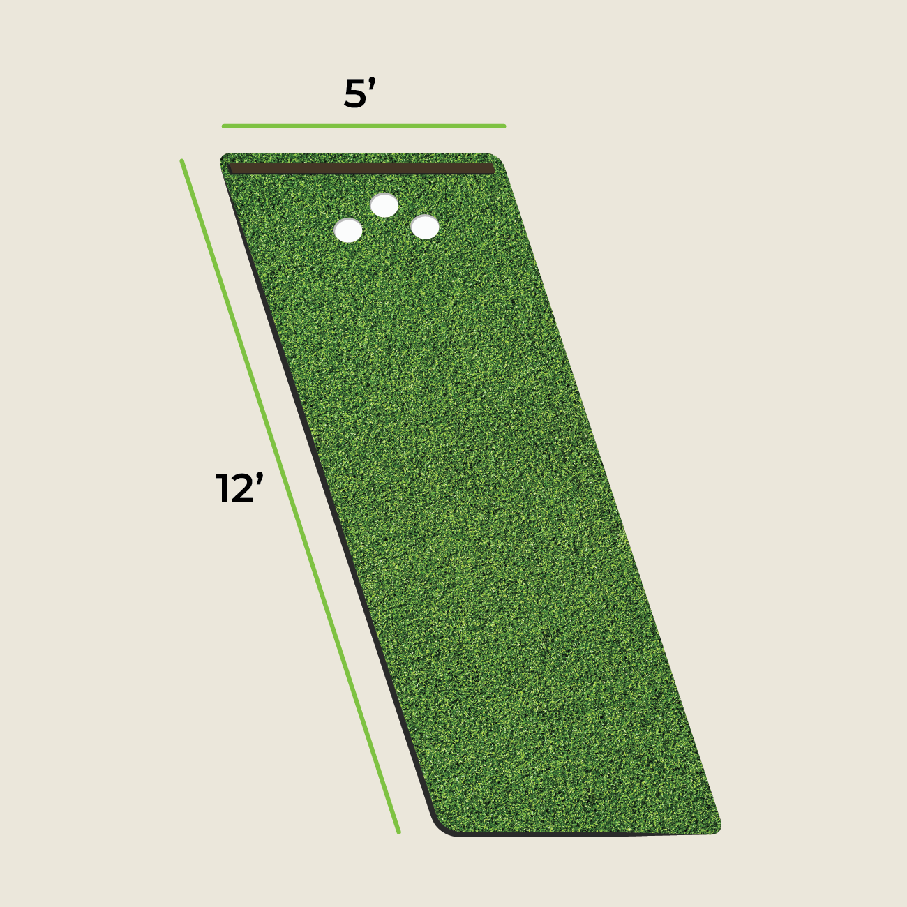 SolelyGolf Putting Mats - Executive Series (12’L)
