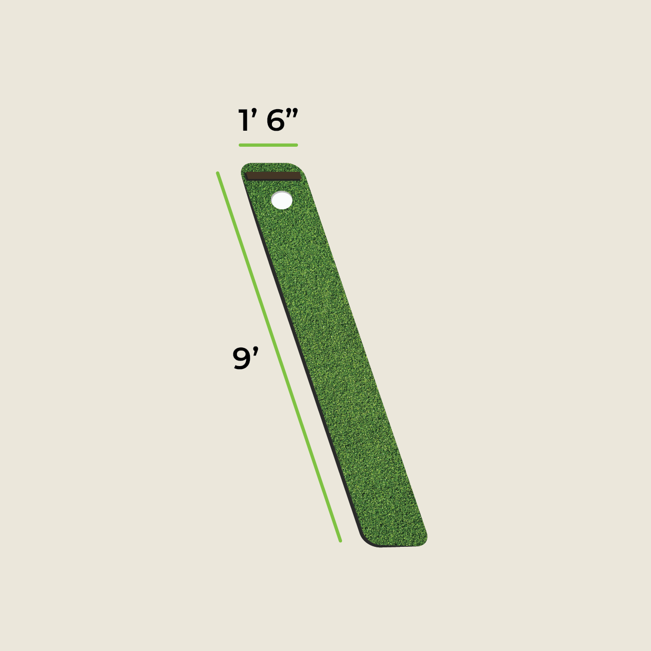 SolelyGolf Putting Mats - Studio Series (9’L)
