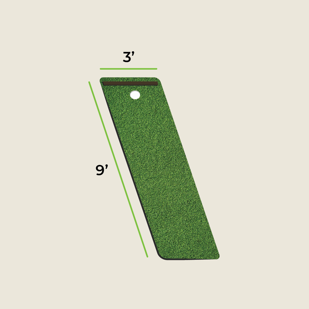 SolelyGolf Putting Mats - Studio Series (9’L)
